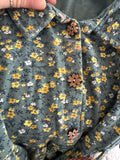 Poppins 5-6T*Robe, boutons en fleurs très mignon.