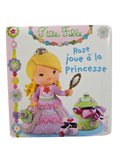 Ptite fille: Rose joue à la princesse *illustration photo de vrai pâte à modeler