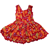 C.B. kids girls 5T *vintage*robe ,voir dos