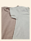 H&M bio 9-12 mois *pointelle, état neuf