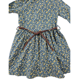 Poppins 5-6T*Robe, boutons en fleurs très mignon.