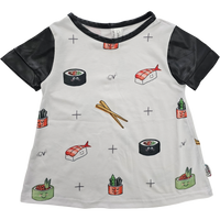 Coton vanille 12-24 mois*Robe à t-shirt