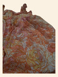 Haute hippie 0-3 mois *avec bandes dorées sur tout la robe et le bloomer