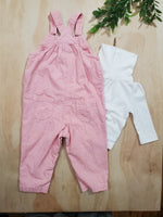 Haut Petite coquine, salopette H&M 6-9 mois *imparfait