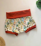 Nos créations avec Jaja - Short évolutif feuillages colorés 12-3T