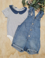 Haut GAP, salopette H&M 6-12 mois