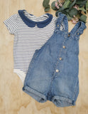 Haut GAP, salopette H&M 6-12 mois