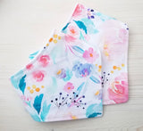 Création Jade - Bavoir Fleurs de printemps